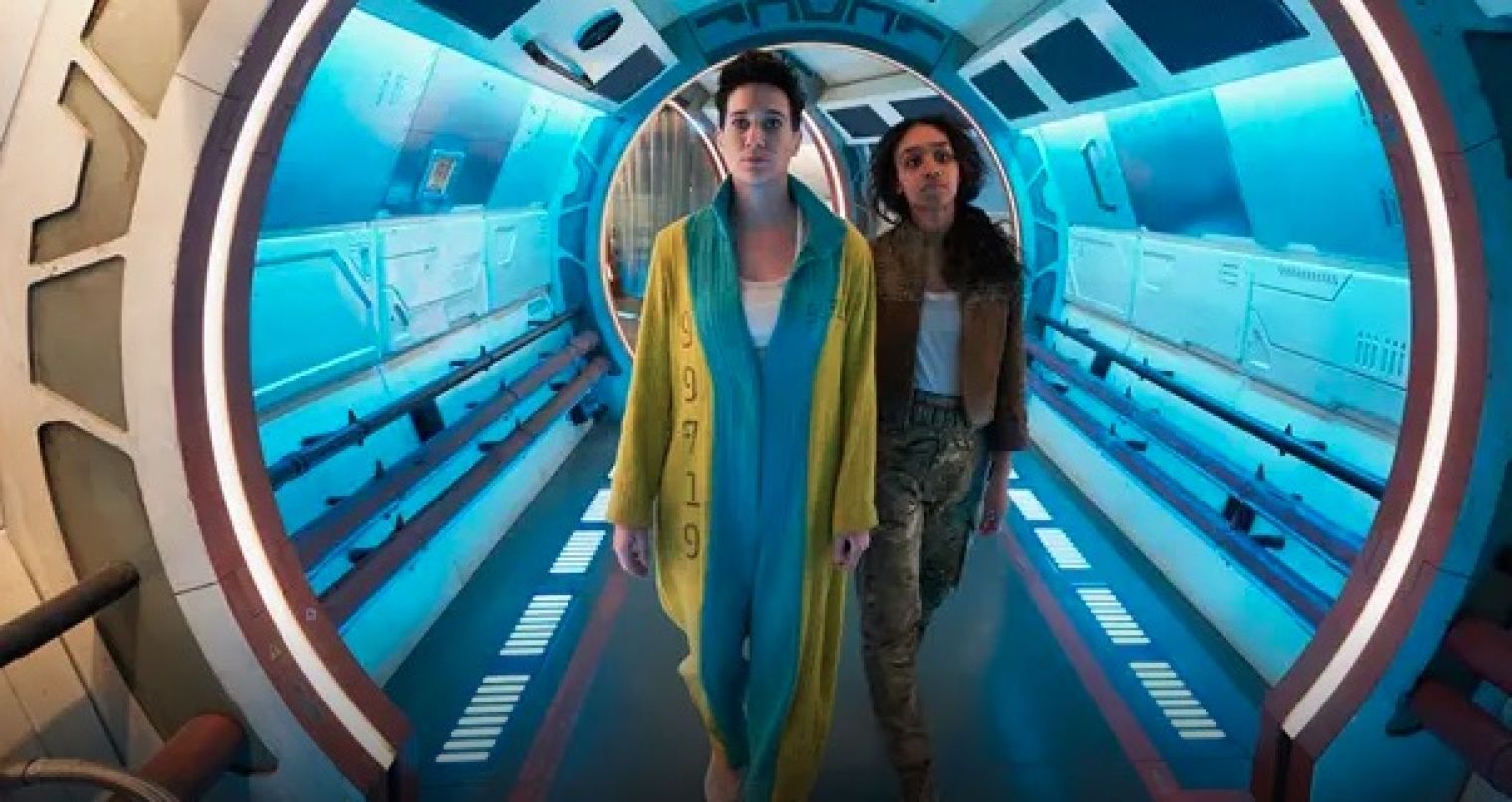 New Sky One sci-fi drama 'Intergalactic' stars Imogen Daines as fugitive, Verona. All episodes streaming from 30th April.