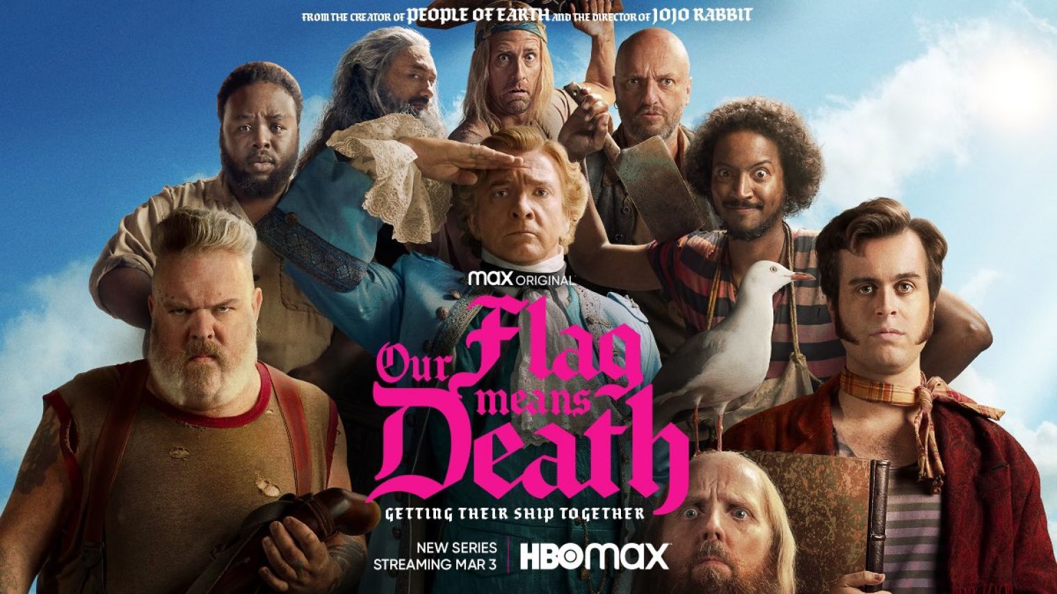 Nathan Foad stars in new pirate comedy 'Our Flag Means Death' which premieres on HBO Max this Thursday