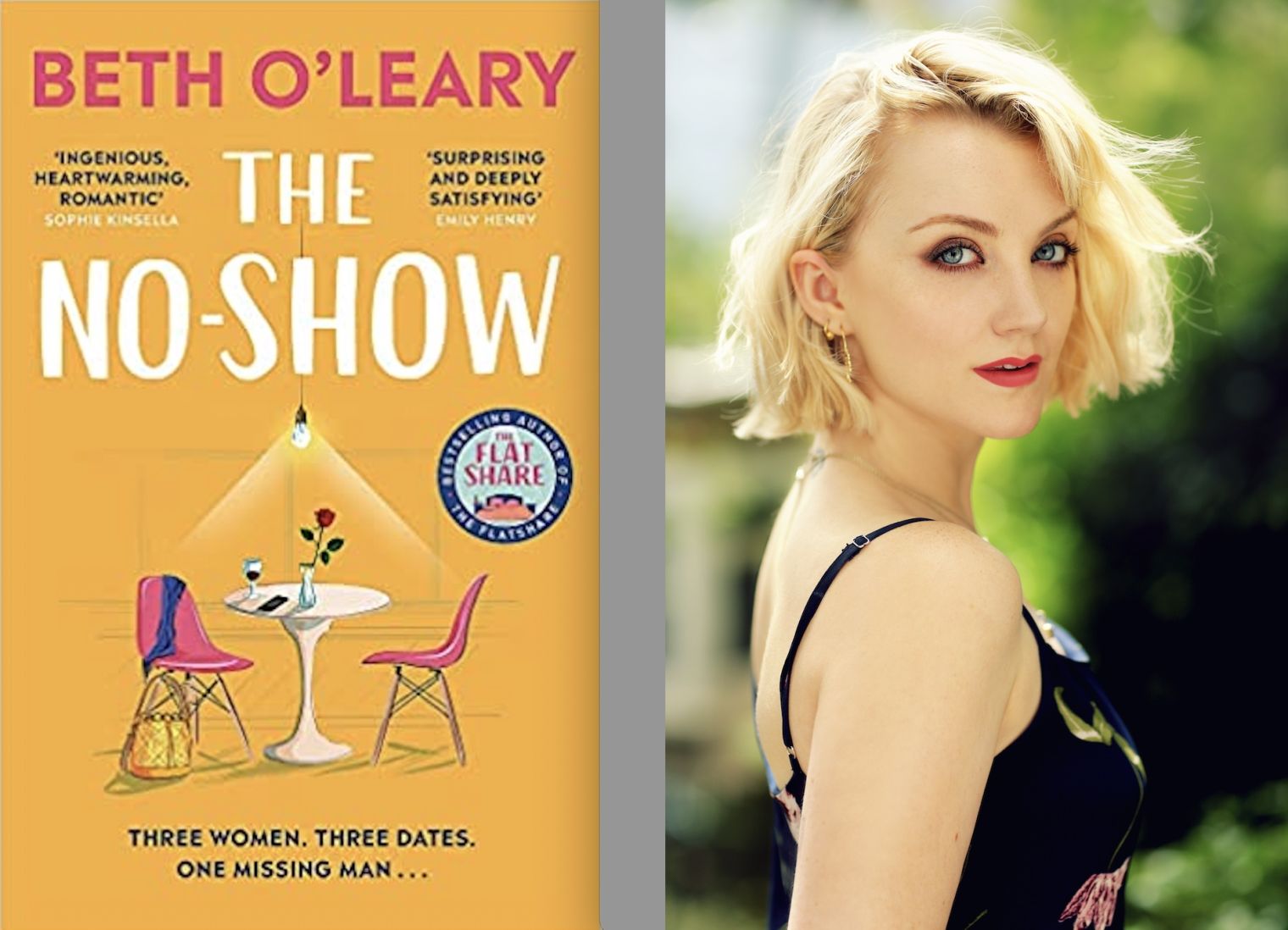 Evanna Lynch to narrate the voice of Siobhan in the audio edition of new novel 'The No-Show' by bestselling author Beth O'Leary