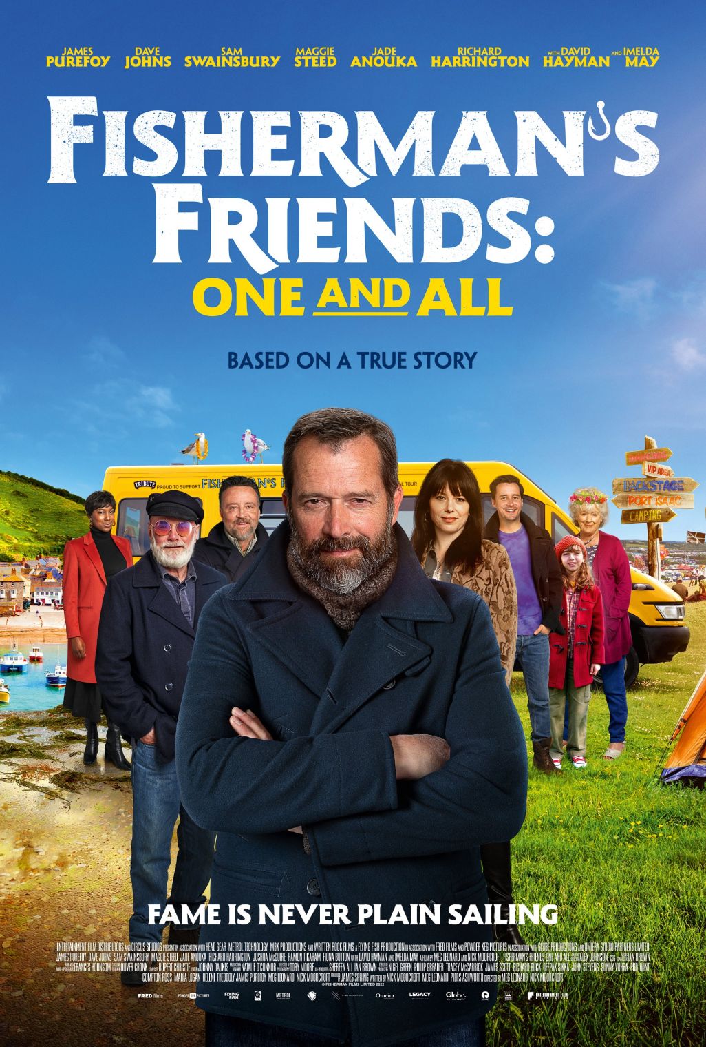Richard Harrington stars as new band member Morgan in 'Fisherman’s Friends: One and All’ which will be released on 19th August. 