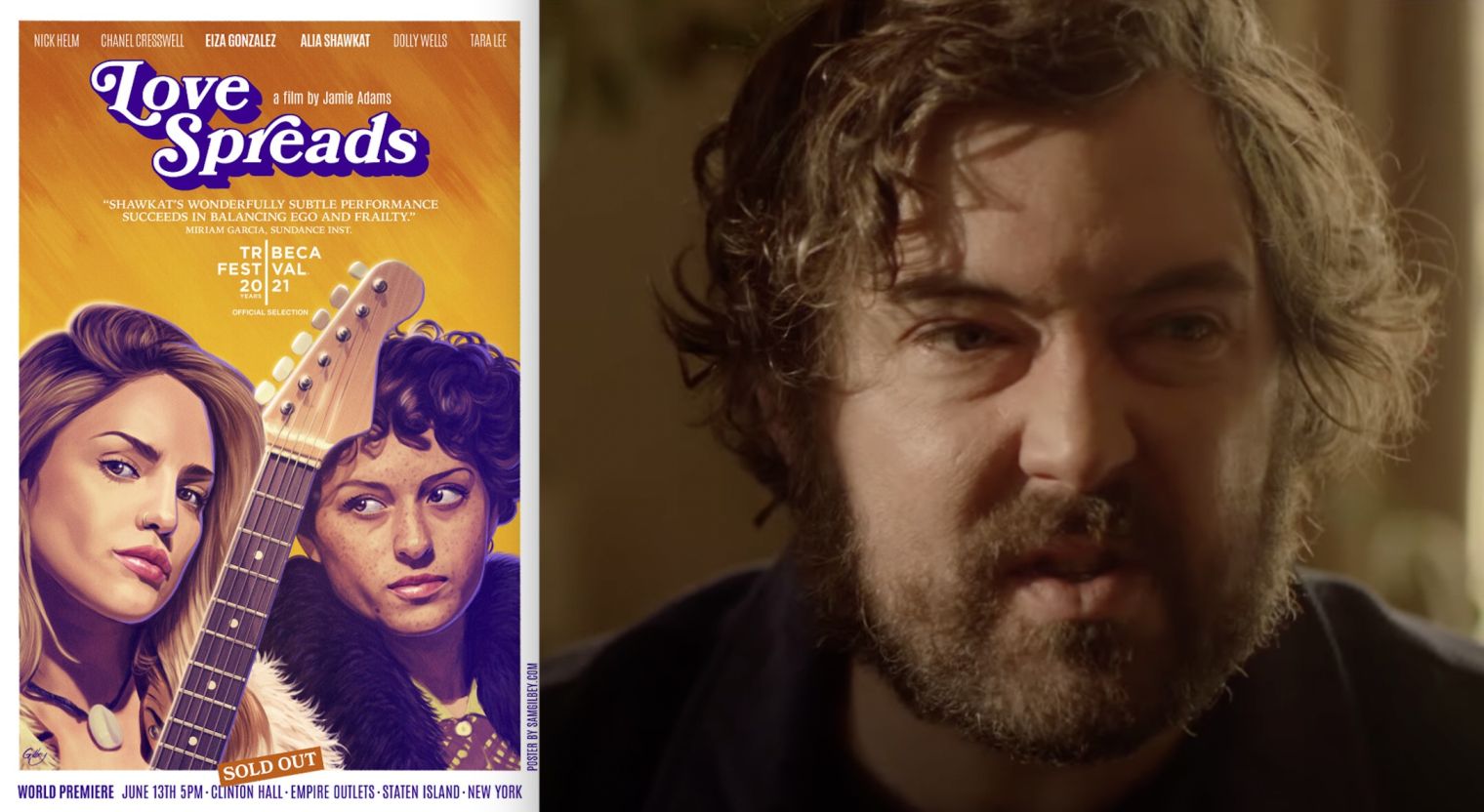 New comedy film Love Spreads, starring Nick Helm, is available to stream in the UK from today