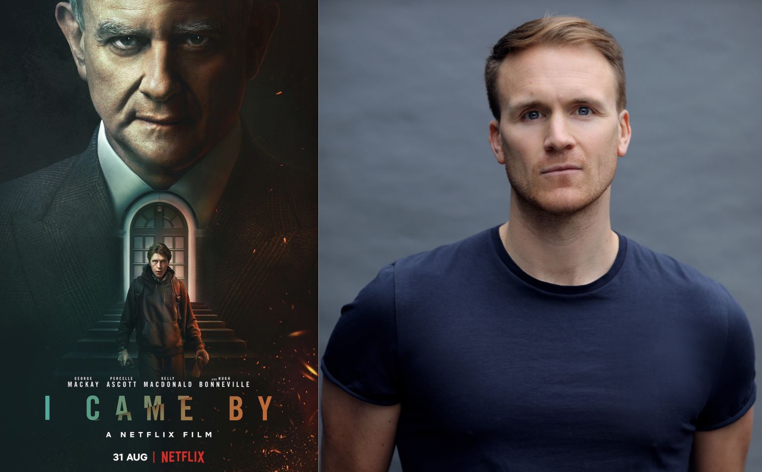 Paddy Wallace appears in Netflix's new suspense thriller 'I Came By' which is released on Netflix today