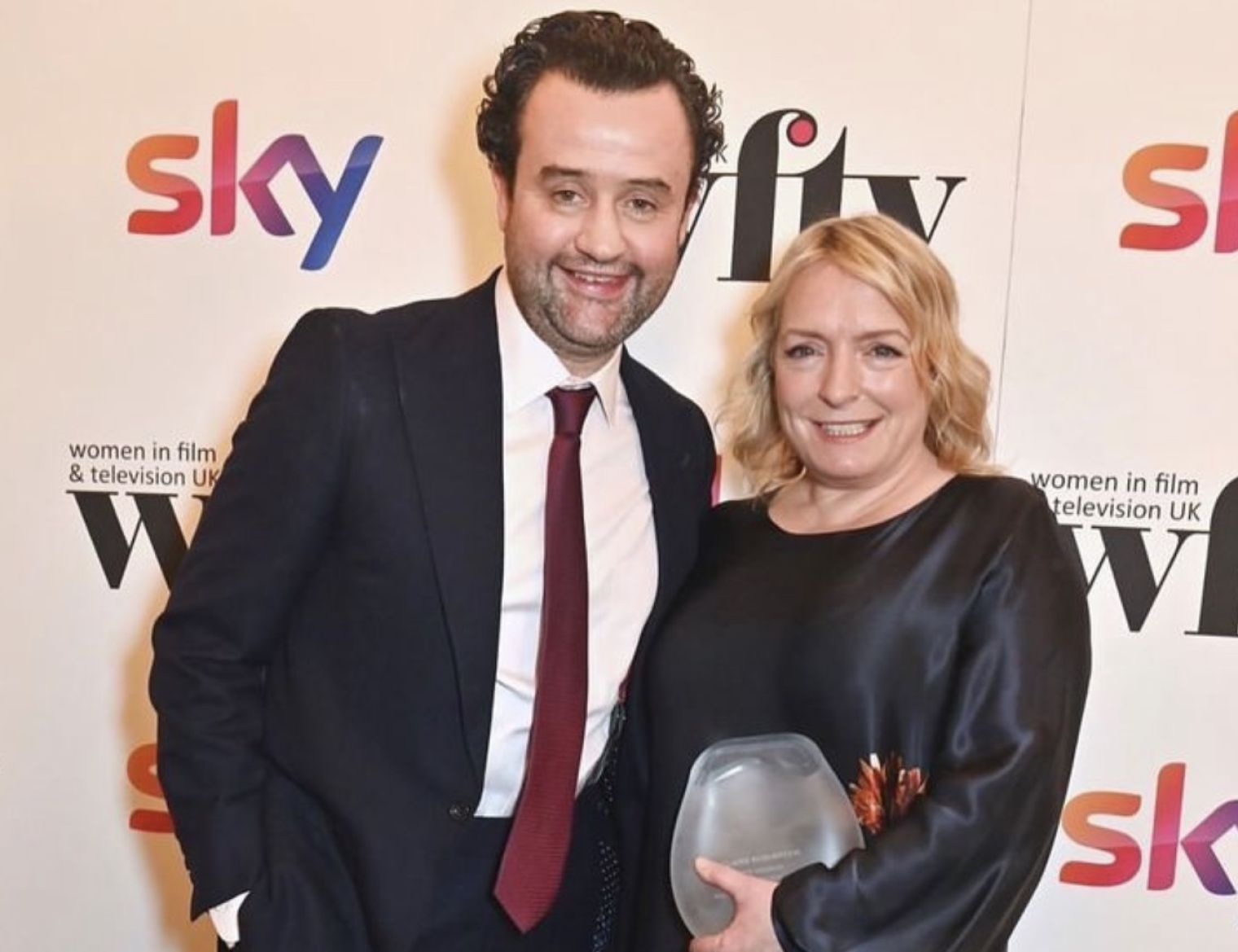 Claire Rushbrook has won the Best Performance Award at this year's Women in Film and TV (WFTV) Awards which took place on Friday night