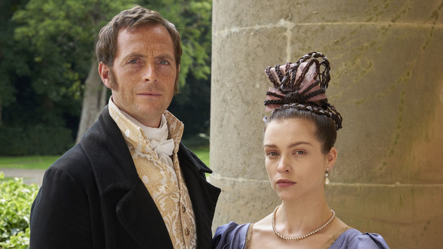 Sophie Cookson and Stephen Campbell Moore star in Georgian period drama 'The Confessions of Frannie Langton', released today on ITVX