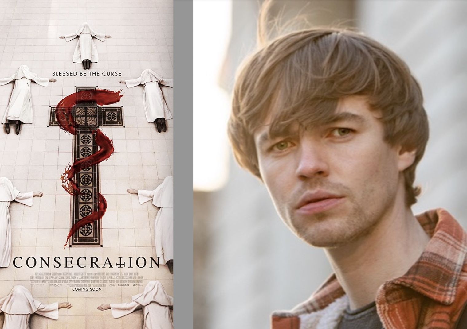 Steffan Cennydd stars in supernatural horror film 'Consecration', released in the US today. 