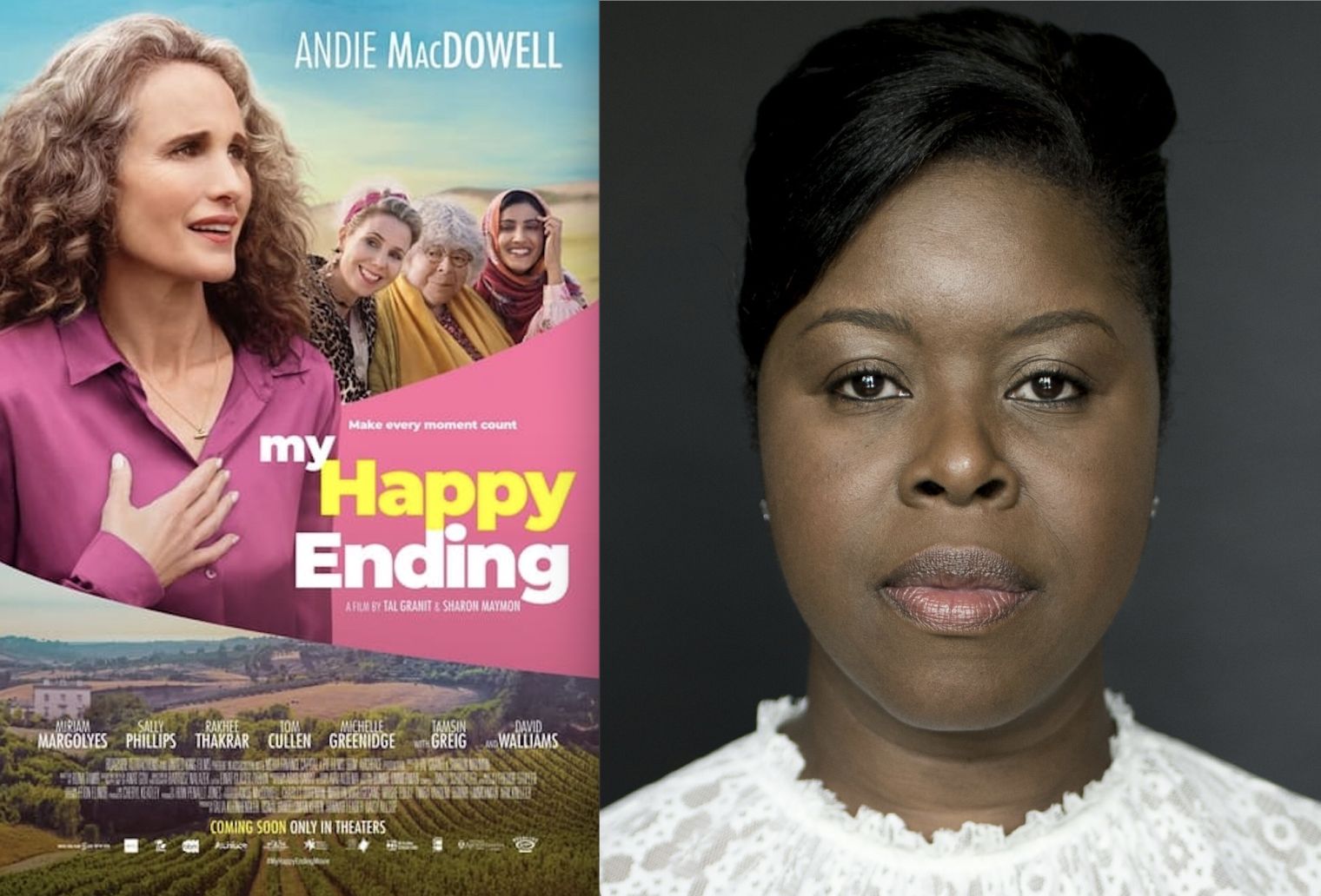 Michelle Greenidge stars as Nurse Emilia in My Happy Ending which is out in US cinemas now