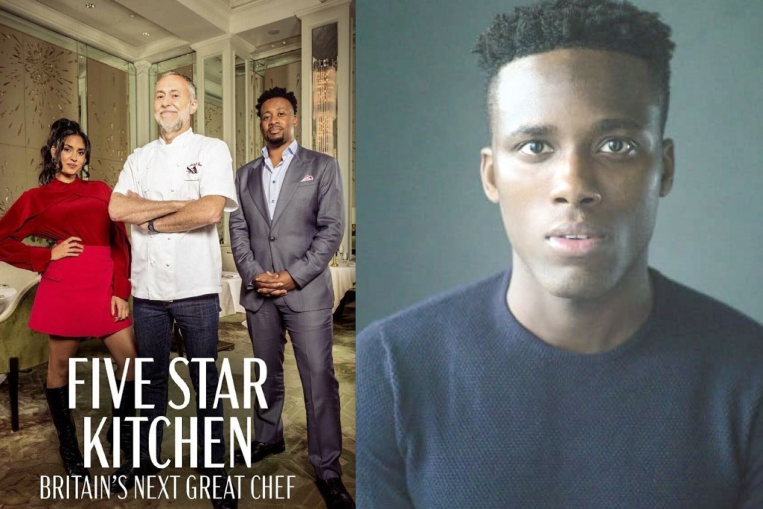 Bayo Gbadamosi narrates Channel 4's new cookery competition ‘Five Star Kitchen: Britain’s Next Great Chef’ which starts tonight at 8pm