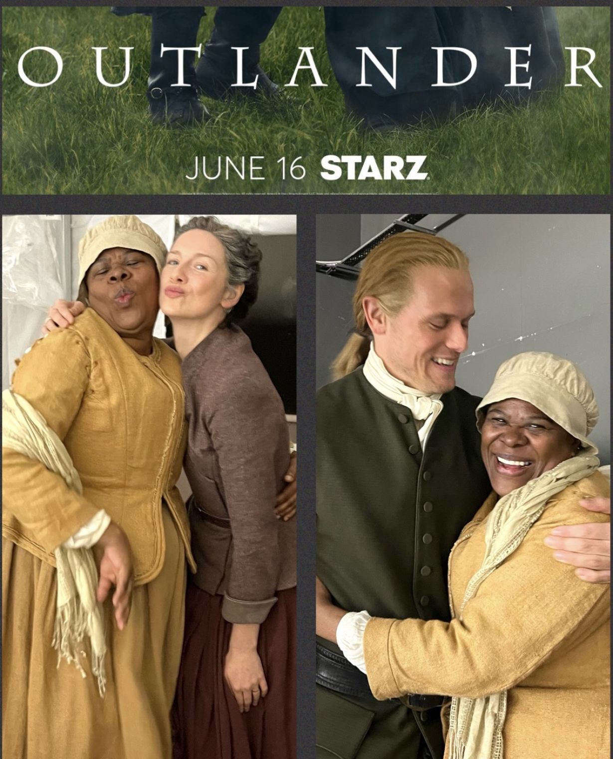 Sutara Gayle plays Lord John's feisty housekeeper Mrs Figg in Series 7 of Outlander which premieres today on Lionsgate+