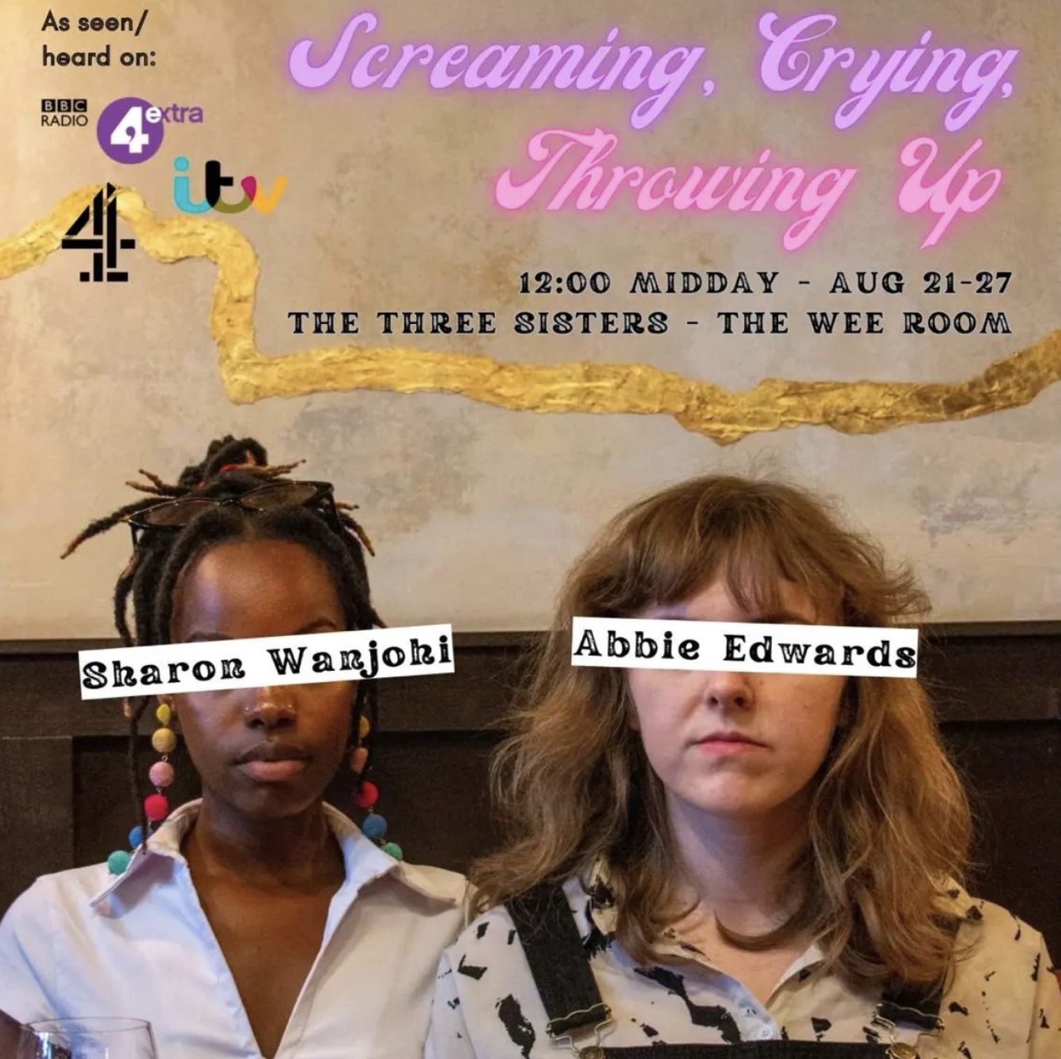 Sharon Wanjohi makes her Edinburgh Festival debut today with her show ’Screaming, Crying, Throwing Up’