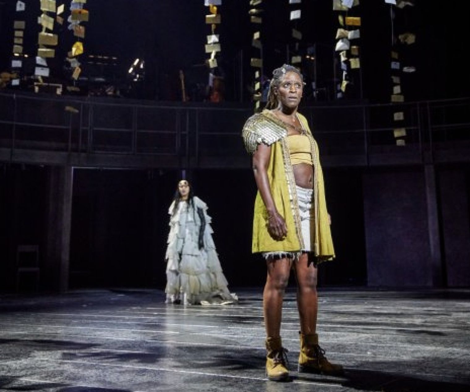 Sharon Duncan-Brewster stars as Odysseus in The Odyssey at the National Theatre this weekend