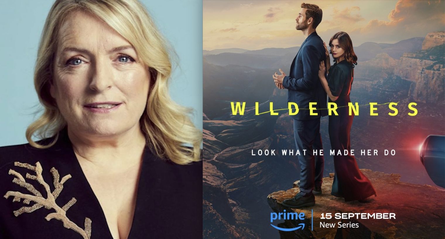  Claire Rushbrook plays Caryl, the mother of Liv (played by Jenna Coleman) in Wilderness which is released on Prime Video on Friday 15th September