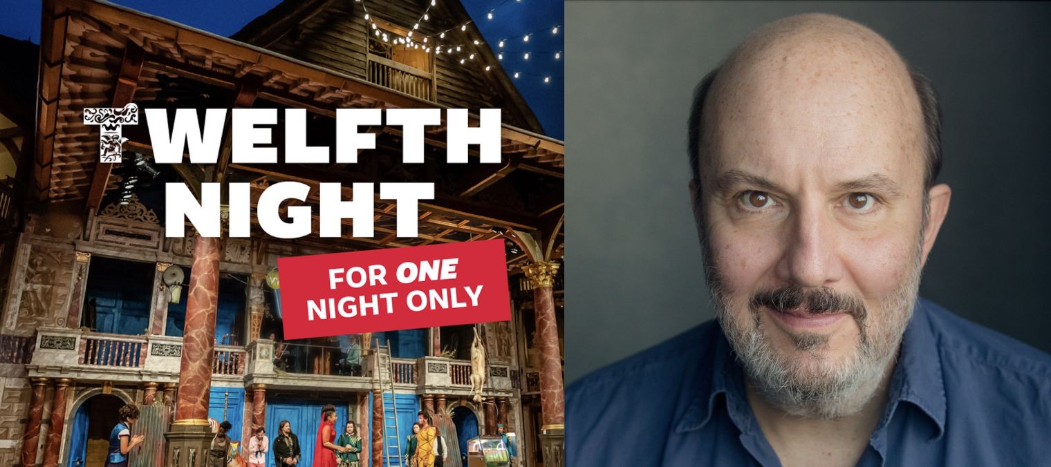 Paul Chahidi plays Feste in ’Twelfth Night: One Night Only’ at London’s Globe Theatre this Sunday night