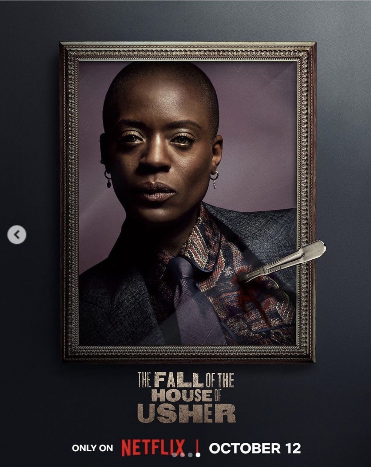T’Nia Miller stars as Victorine LaFourcade in the gruesome 8-part horror series ’The Fall of the House of Usher’ which is out on Netflix today