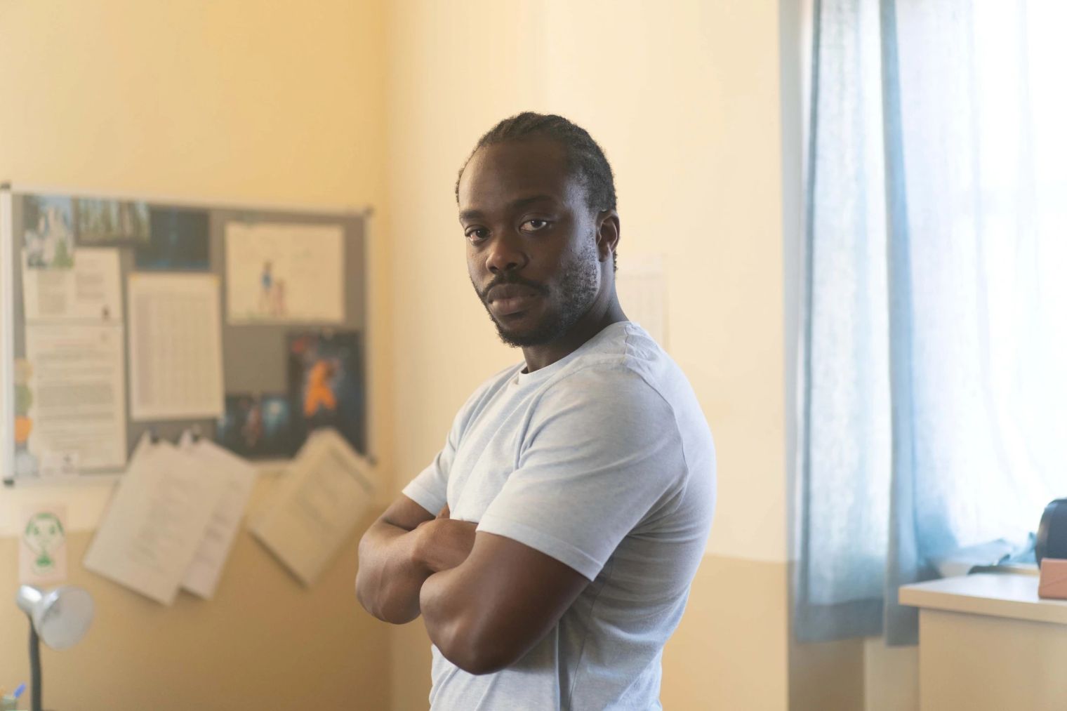 Jonathan Ajayi stars in the second series of Vigil which starts 9pm on Sunday night on BBC One