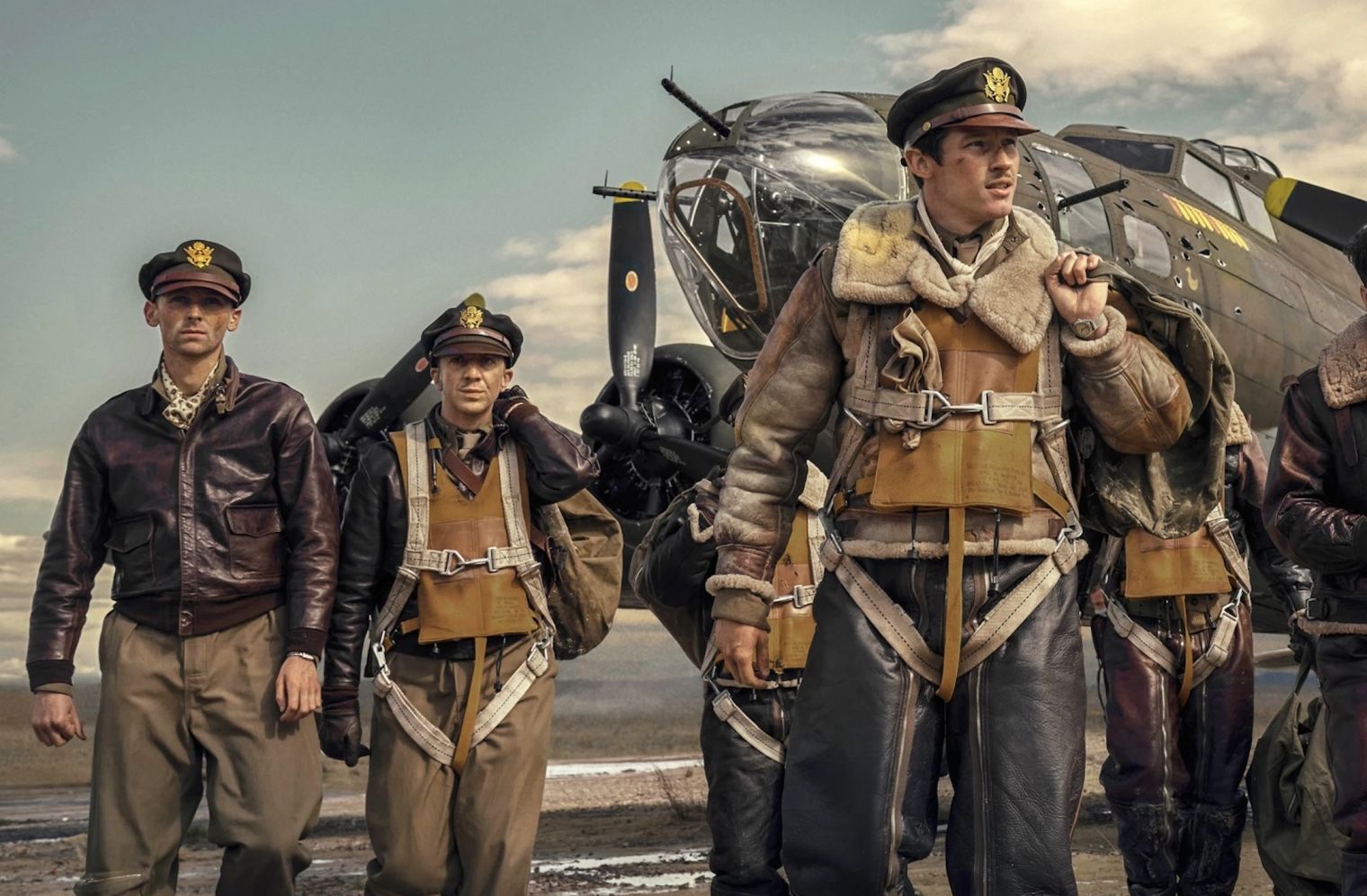 WWII drama series Masters of the Air, starring Callum Turner, is released on Apple TV+ today
