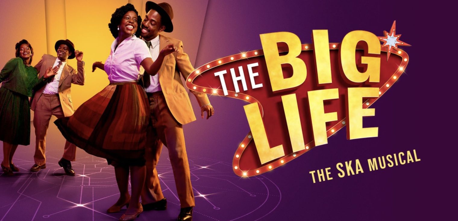 Khalid Daley stars as Dennis, one of the leads in Ska musical ’The Big Life’, on now at Theatre Royal Stratford East