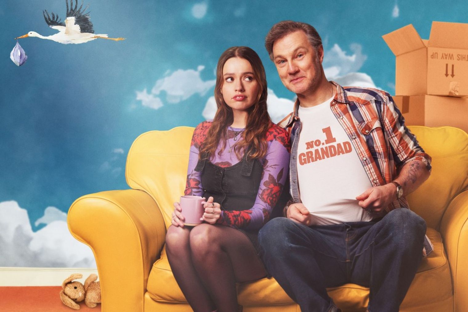 David Morrissey stars as “professionally hopeless” dad Malcolm in ‘Daddy Issues’, a new 6-part BBC comedy which premieres tonight at 9pm on BBC Three