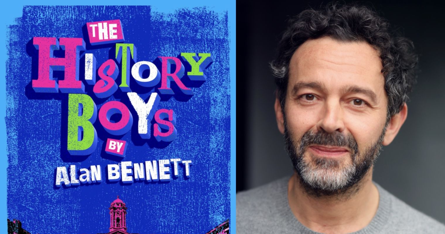 Milo Twomey stars as the Headmaster in a brand new stage production of 'The History Boys', which premieres at Bath’s Theatre Royal tonight