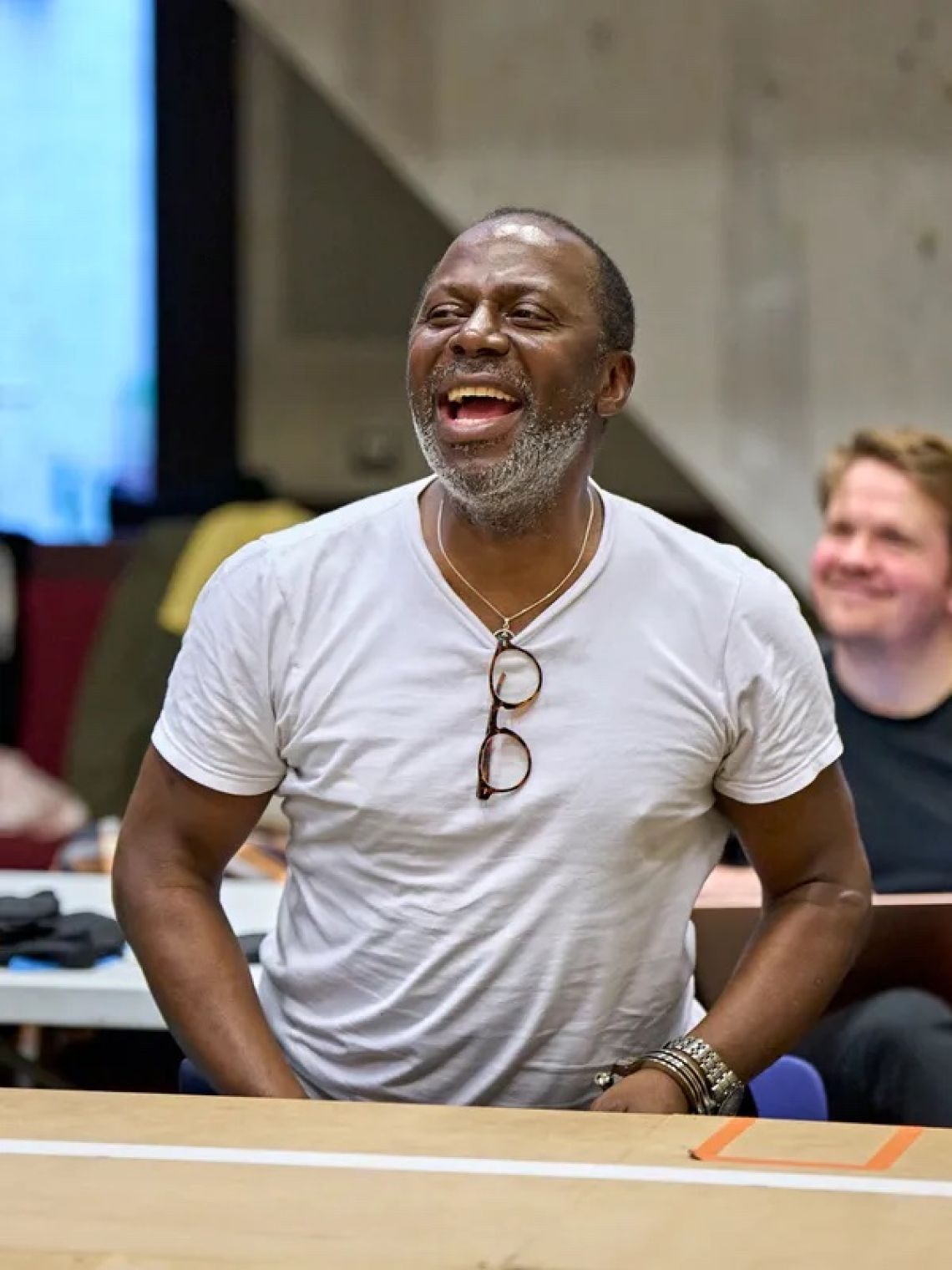 Cyril Nri stars in ’The Fear of 13’ which has its world premiere at the Donmar Warehouse tomorrow night 