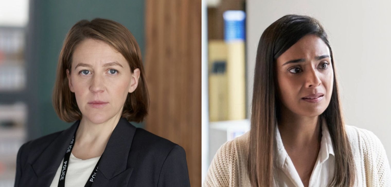 See Gemma Whelan and Dinita Gohil in the second series of DI Ray which returns to ITV tonight at 9pm