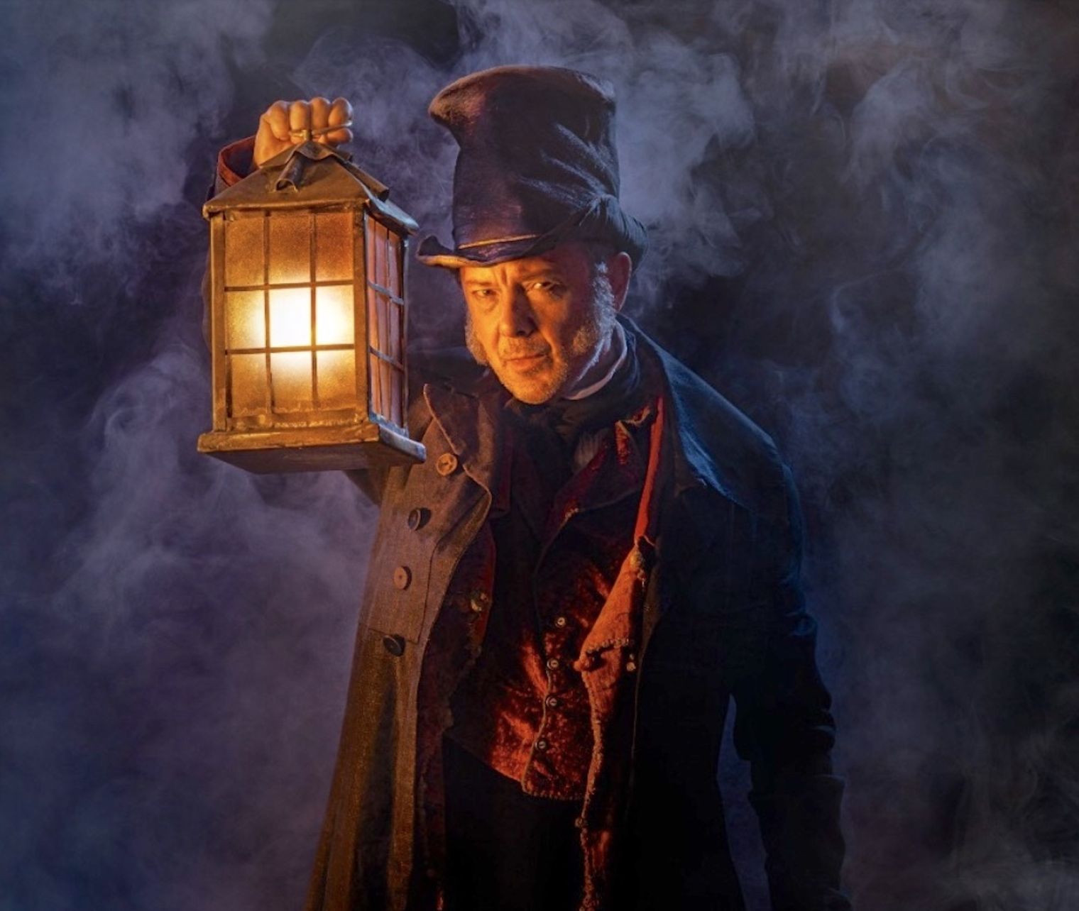 John Simm stars as Ebeneezer Scrooge in this year’s annual Old Vic production of ‘A Christmas Carol’ which premieres tomorrow night