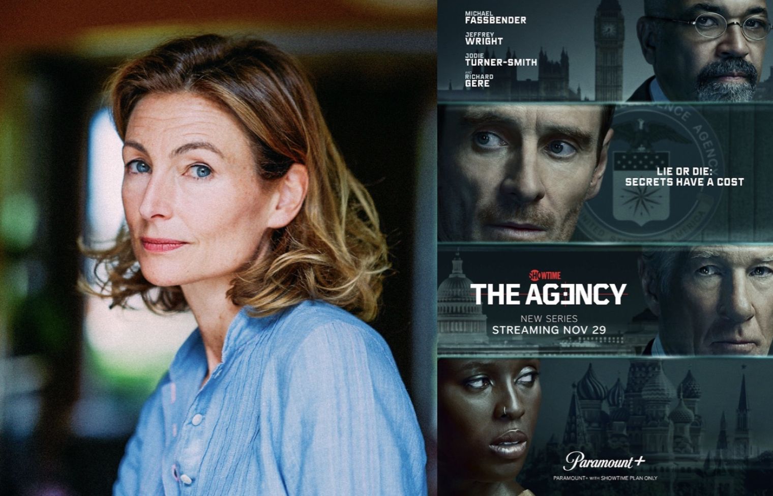 Annabel Mullion features in brand new Paramount+ spy thriller series 'The Agency' which premieres today