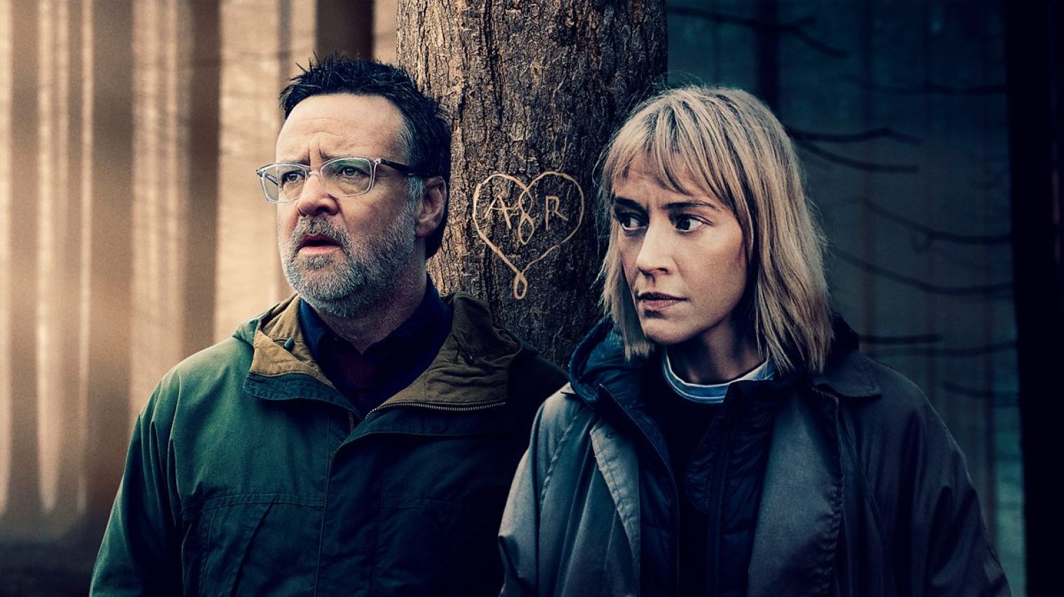 Elen Rhys and Richard Harrington star in ’The One That Got Away’, which starts tomorrow night, 25th February, on BBC Wales and BBC iPlayer