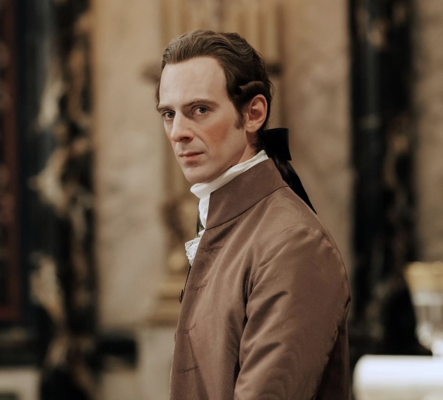James Northcote plays Minister of Finance, Charles Alexandre de Calonne, in the second series of ‘Marie Antoinette’
