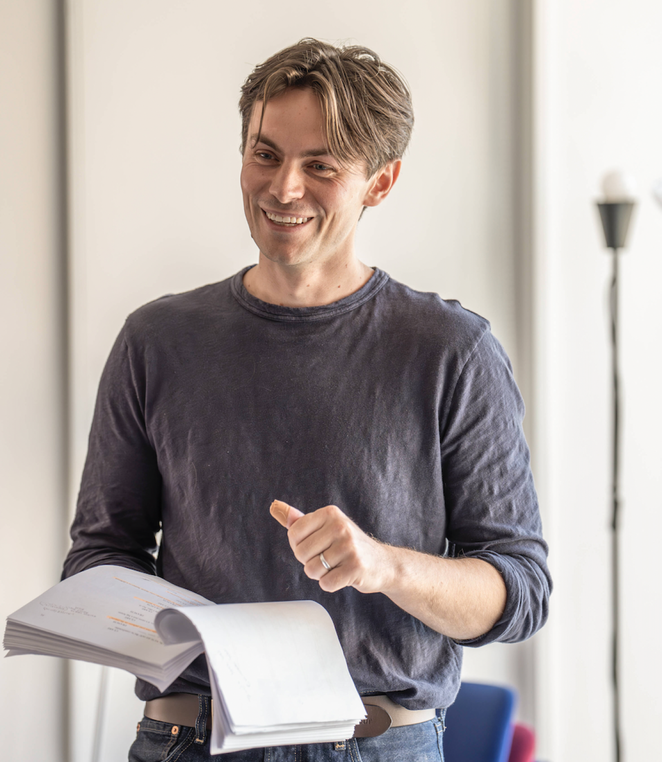 Freddy Carter stars as Francis in award-winning new play ‘Poor Clare’, opening at the Orange Tree Theatre tomorrow night