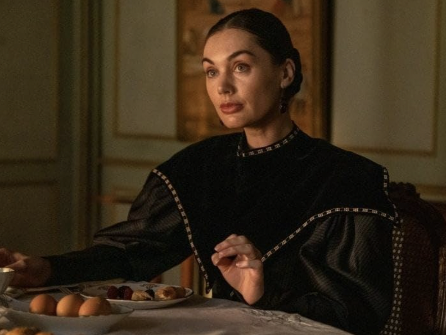 Poppy Corby-Tuech stars as the cunning & villainous Héloïse de Villefort in ’The Count of Monte Cristo’ which starts on U&Drama tomorrow night at 9pm